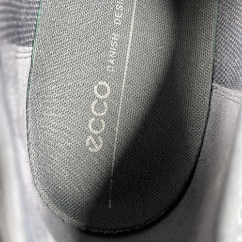 ECCO Kyle CVO Men's Size 10 Shoes Gray Leather Slip On Casual Comfort Sneakers - Picture 7 of 10