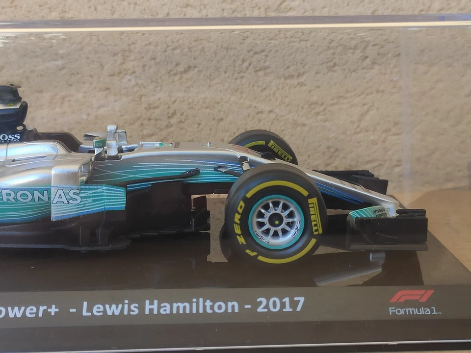 Mercedes-amg F1 W08 Lewis Hamilton 2017 Altaya Modellino Formula 1 1/24 - Immagine 3 di 4