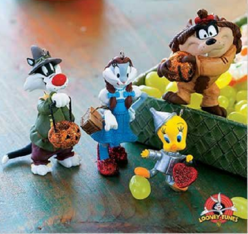 2007 LOONEY TUNES Hallmark Süßes oder Saures in OZ Halloween ORNAMENTE - Bild 4 von 9
