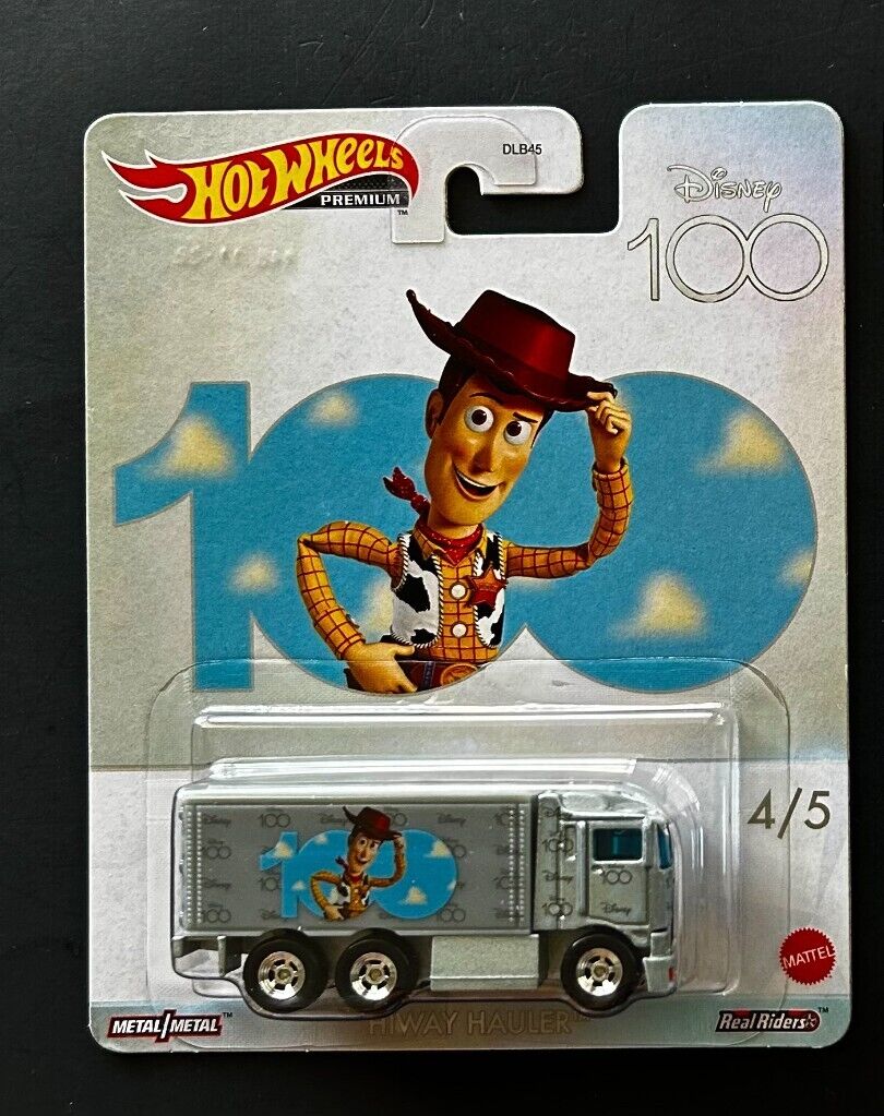 Hot Wheels Premium Disney 100 Toy Story Woody Hiway Hauler 4/5 2023 Diecast  Car