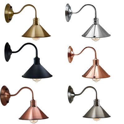 Vintage Wand Leuchten Fassung Wandleuchter Industrial Metall Lampe Innen Wandlampe