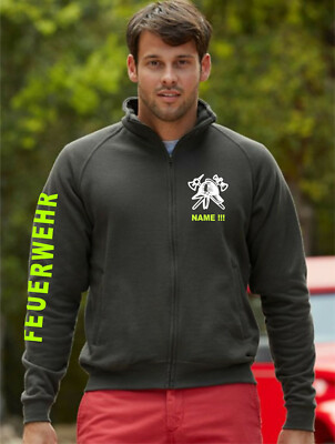 Feuerwehrbekleidung Feuerwehrjacke Feuerwehr Sweatjacke FFW Jacke