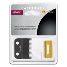 Gamma+ BD Fixed Taper w/Gold Titanium Deep Tooth Cutter Blade | GPCRBTS