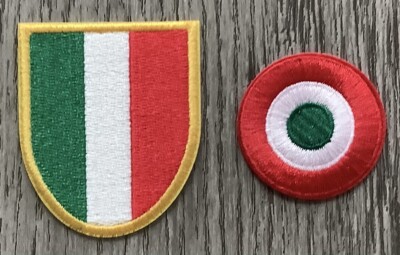 Coppa Italia Red Circle + Scudetto Patch - Embroidered | eBay