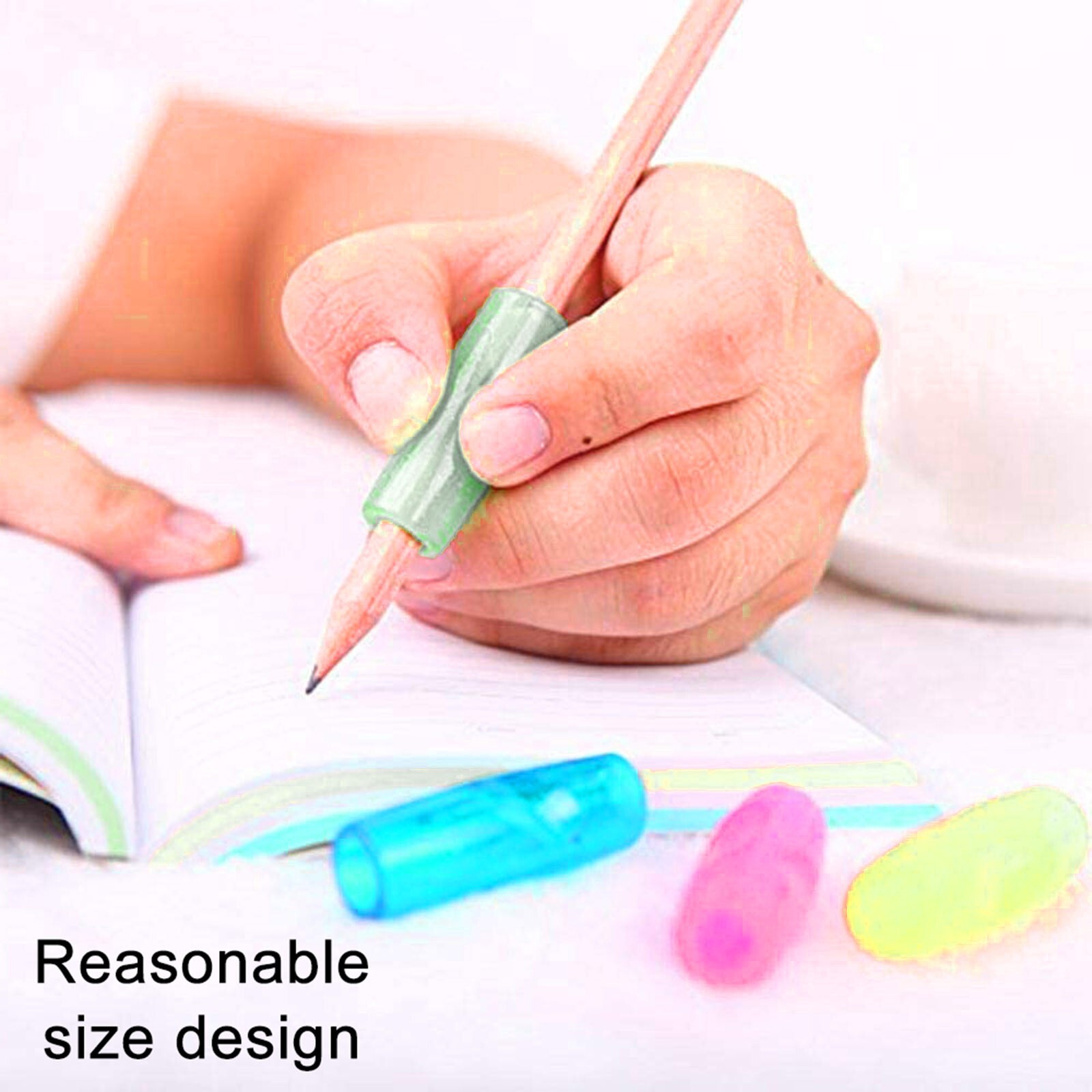 Ergonomic Writing Cover For Pens Silicone Pen Grips Grip Holder Pencil Grips