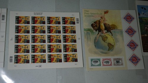 Lot 14 USPS UNUSED Full Sheet Panes 2001 US Stamps Scott #3500, 3503,3505-06more - Picture 3 of 11