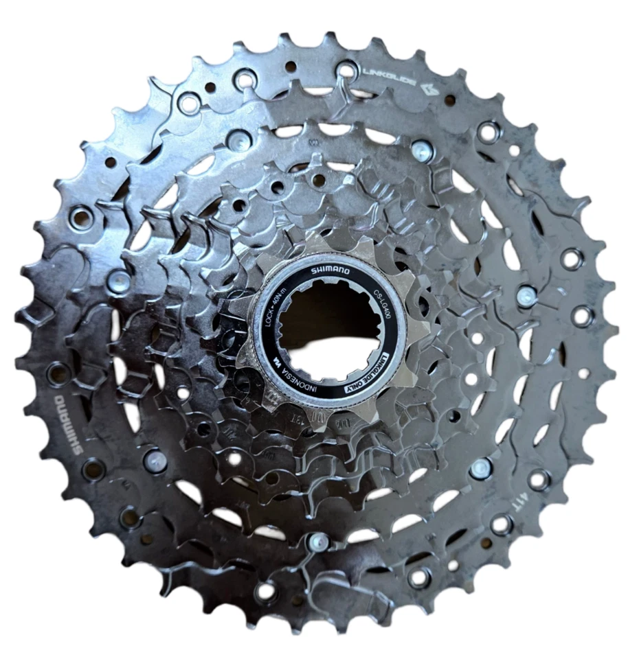 SHIMANO CUES CS-LG400 9 Speed LINKGLIDE Cassette 11- 41T Ebike MTB - Image 2 of 4