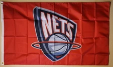 Nets Retro NBA Basketball Flag Double Sided Printing 3x5 Feet W/ Grommets