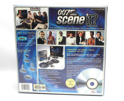 007 Edition Scene It? The DVD Game - Official Bond Trivia Game w Real Movie Clip - Picture 2 of 2