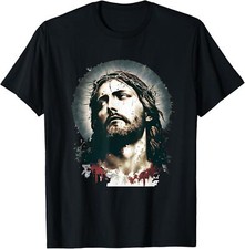 New Limited Jesus Christ Graphic Design for Christians Jesus T-Shirt Made In USA