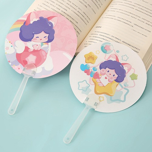100Pcs Transparent Hand Fan Handle Portable Mini Fan Handle DIY Fan Accessories' - Picture 6 of 14