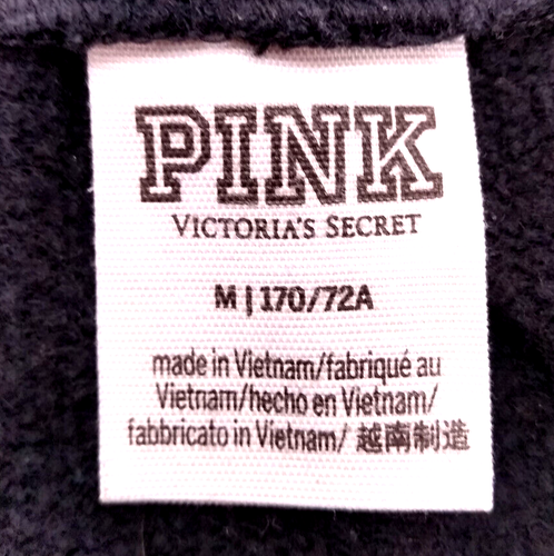 PINK by Victoria Secret Short Shorts Cotton/Blend, Draw String Fold up Cuff SZ M - Picture 2 of 6