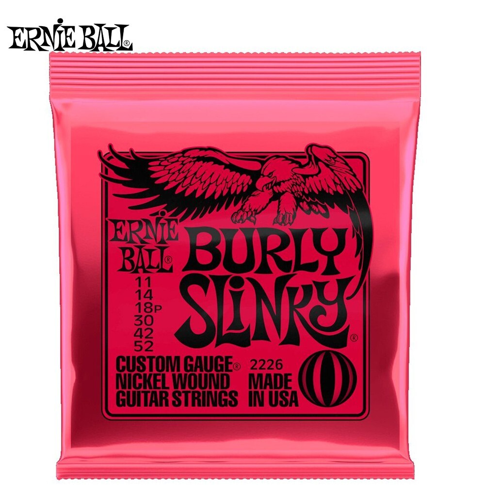 Ernie Ball 2226 Burly Slinky Nickel Wound Electric Guitar Strings 1152
