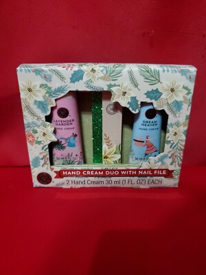 Hand Cream Duo With Nail File 2 Hand Cream 30 ml Each Gift Set Vegan Friendly