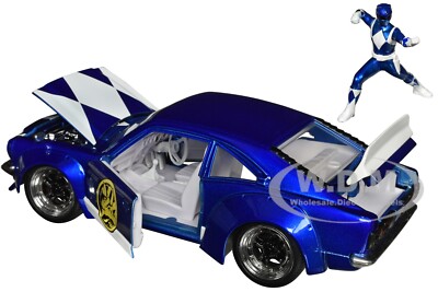 1974 MAZDA RX-3 & BLUE RANGER FIGURE 