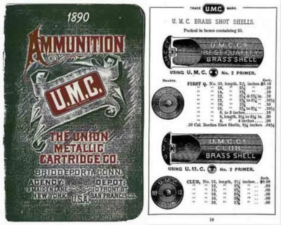 Union Metallic Cartridge Company (UMC) 1890 Ammunition Catalog | eBay