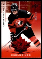 2021-22 UPPER DECK EXCLUSIVES CHASE STILLMAN 013/250 TEAM CANADA JUNIORS #78