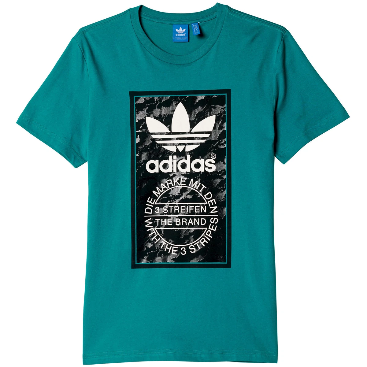 adidas Originals Tongue Label Tee Kurzarm Herren-Shirt | Rundhalsshirt eBay NEU T-Shirt