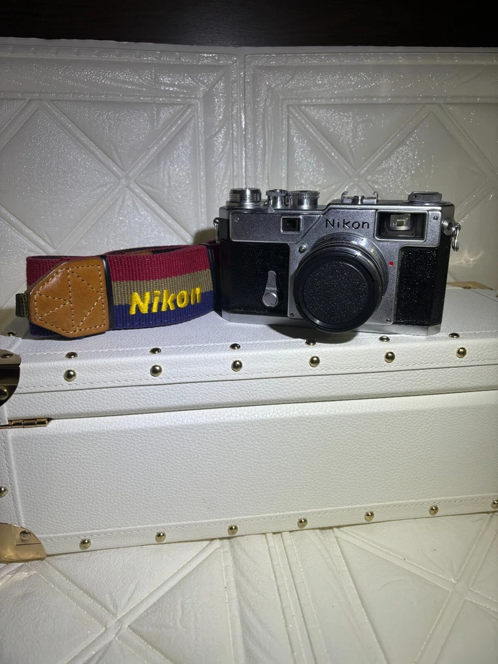 🚀🎁《CLA'd Near MINT w/STRAP》Nikon S3 w/ NKJ NIKKOR-S 5cm 50mm F/1.4 Lens JAPAN✈ - Image 3 of 4