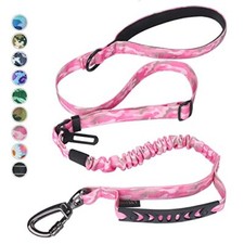 Tactical Dog Leash Heavy Duty for Medium Large Dogs, 4-6Ft Medium / Large Pink