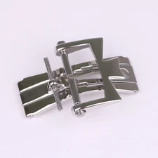 Stainless Steel Folding Clasp Butterfly Buckle 18mm for Vacheron Constantin