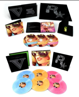 The Music Of Grand Theft Auto V Limited Edition Soundtrack Vinyl+CD Boxset Rare!