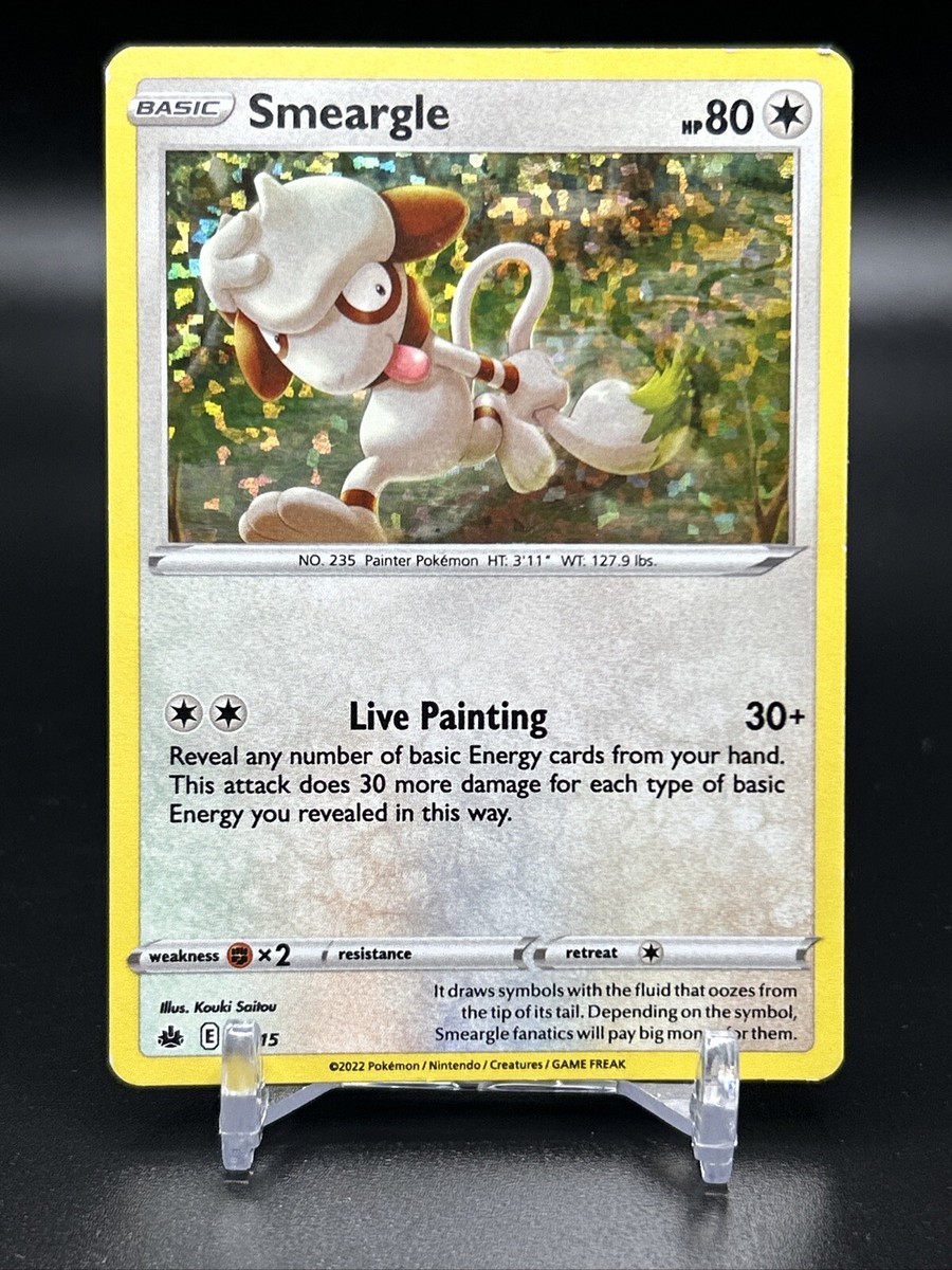 smeargle pokemon card mcdonalds Pokémon TCG Smeargle McDonald's Promos 2022 15/15 Holo Holo Rare