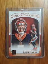Ryan Finley *RC* 2019 Donruss *Gridiron Kings Rookie* Card Cincinnati Bengals
