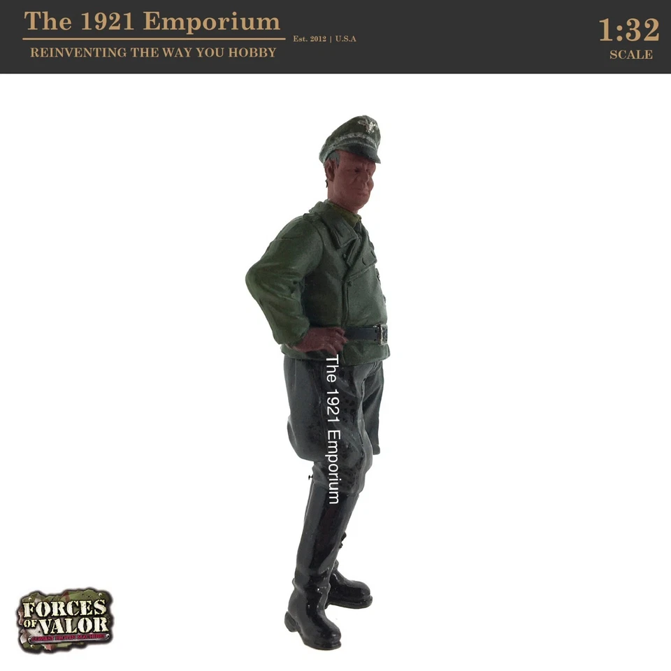 ✙ 1:32 Unimax Toys Forces of Valor WWII Luftwaffe General Officer Soldier Figure - Image 2 of 3
