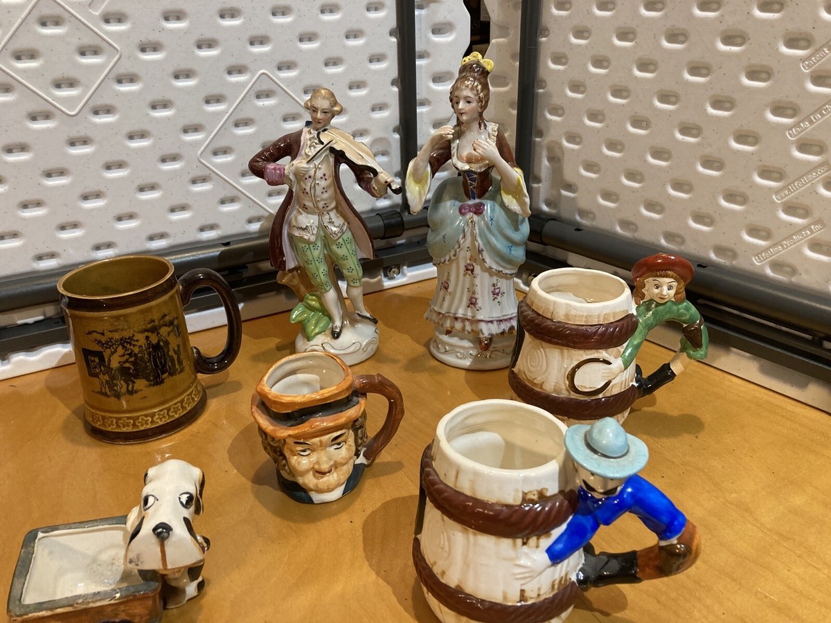 Vintage Porcelain Occupied Japan Set Of 7 Items Made In Japan