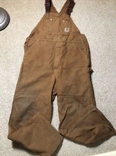 Carhartt Heavy Duty Canvas Work Overalls - 40x32