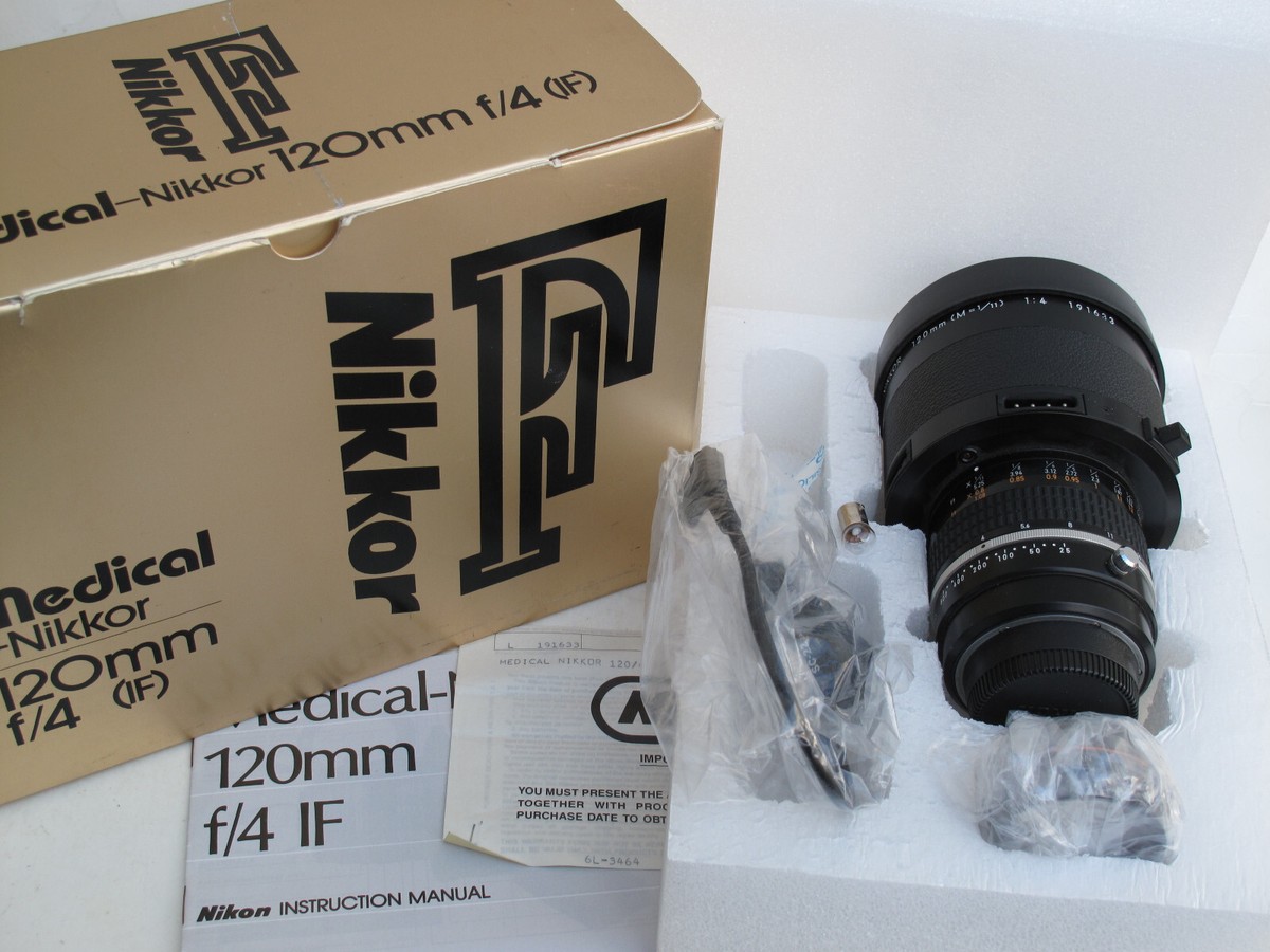 新品級★NIKON MEDICAL-NIKKOR 120mm F4#230444 Medical Nikkor 120mm f/4.0 IF