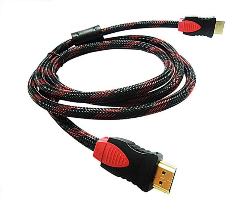High-Speed 1080p HDMI 1.4 Cable with Ethernet - Braided 3D Long Wire Cord-image
