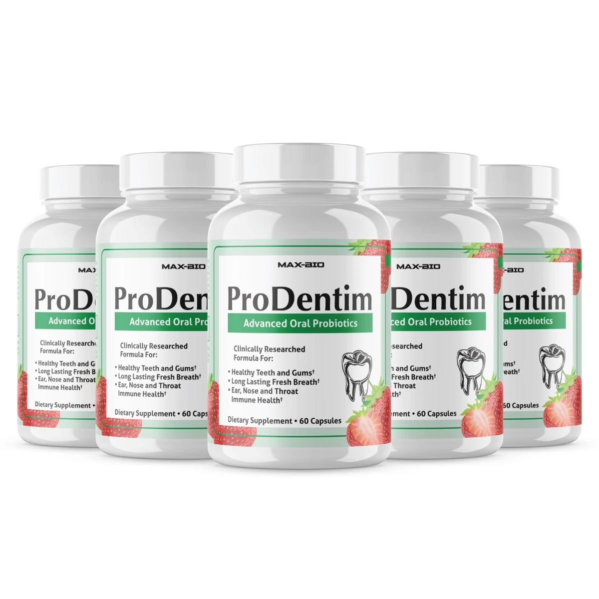 Prodentim for Gums and Teeth Health Prodentim Dental Formula 60 Capsules 5  Pack