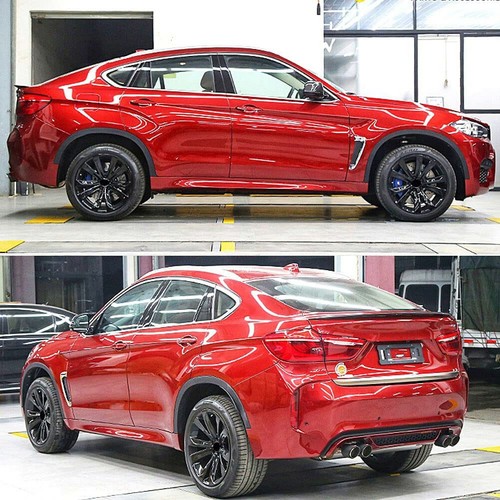 For BMW X6 F16 X6M F86 20152019 Front Rear Side Wide Fender Flares Arch 4PCS eBay