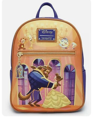 Loungefly Beauty & the Beast Ballroom Scene Mini Backpack  display picture 1