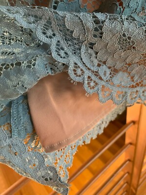 Wayf Dresses | Wayf Dream Lover Lace Mini Dress | Color: Blue | Size: Xs | Eclecticstate's Closet
