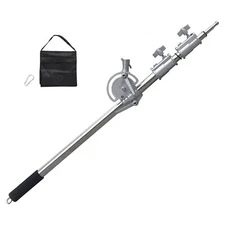 Adjustable Extension Boom Arm for C-Stand Heavy Duty Stainless Steel 3.08-7.58ft