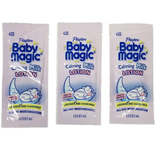 Vintage Playtex Baby Magic Calming Milk Lotion Lavender Chamomile 2003 Packets