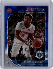 Prizm 2019-20 Hoops Premium Stock Langston Galloway #56 Detroit Pistons
