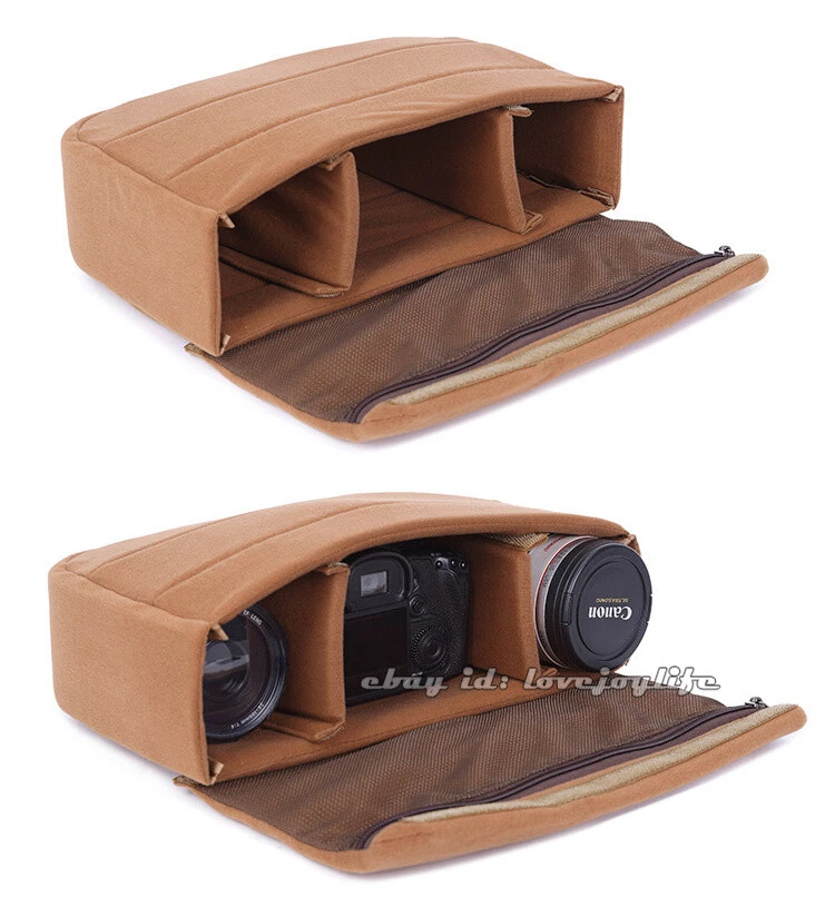 Funda protectora acolchada con tapa para cámara DSLR para Canon Nikon Sony Foto 4 de 4