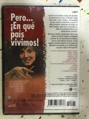 MANOLO ESCOBAR DVD PERO ... EN QUE PAIS VIVIMOS ! - Imagen 2 de 2