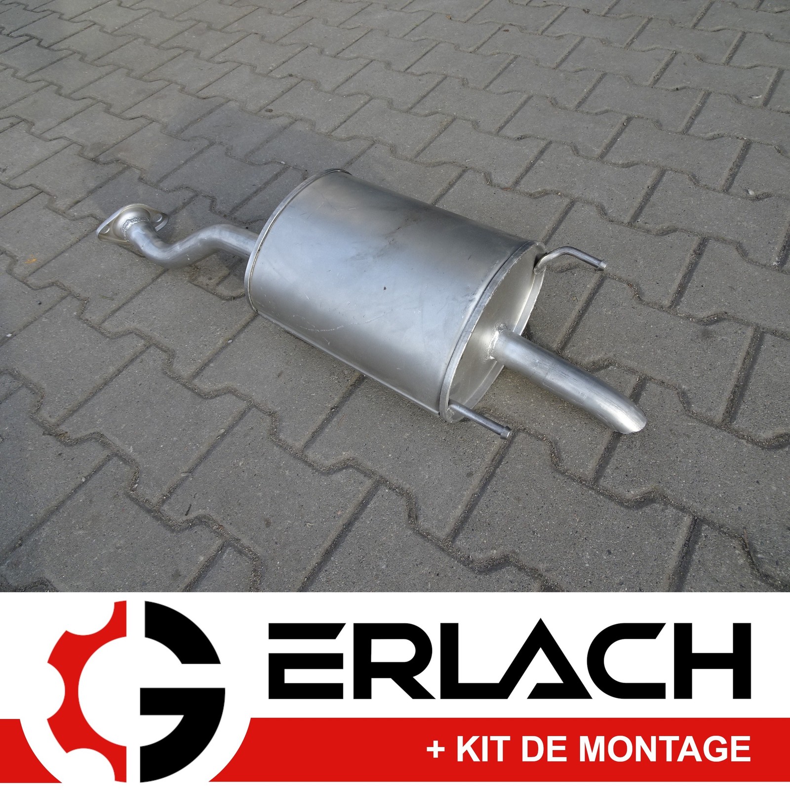 Silencieux arriere Honda Jazz II supprime le bruit de pot perce 3394