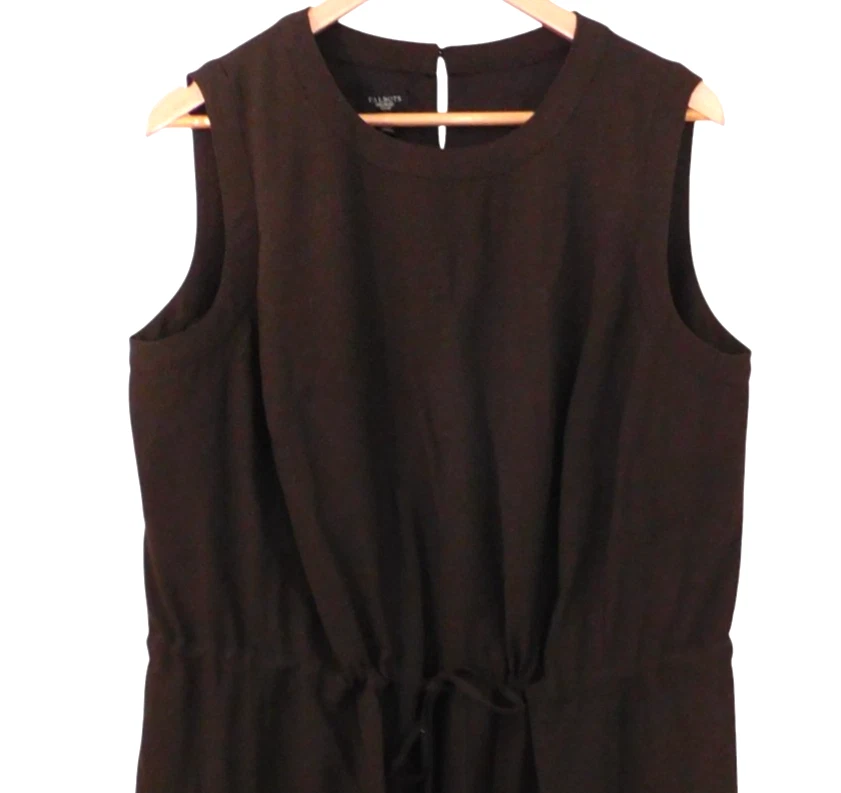 NUEVO Vestido Vaina Talbots Marrón Sin Mangas Mezcla Lana Para Mujer Talla 14W” Foto 3 de 4