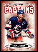 2006 Parkhurst Captains /3999 Hockey Thomas Steen 203 Winnipeg Jets
