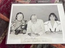 John Huston Angelica Huston Black & White Photo