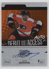 2024 Credentials 2024-25 Upper Deck Update Orange 42/45 Adam Ginning Auto 1ef4