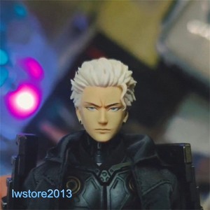 1/6 1/12 1/10 1/18 Anime Man Head For 12" 6" 7" 3.75" Male Romankey Figure Body