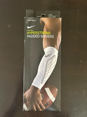Nike Pro Hyperstrong Football Padded Shivers unisex L / XL White OPEN BOX