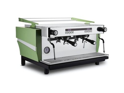 EXPOBAR RUGGERO JS80 2 GROUP ESPRESSO COFFEE MACHINE NEW - GREEN COMMERCIAL CAFE